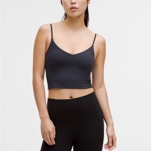 lululemon athletica Black Cropped Tank Top